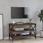 Mueble para TV madera contrachapada marrón roble 80x40x50 cm de vidaXL, Mesas auxiliares - Ref: Foro24-825791, Precio: 54,09 ...