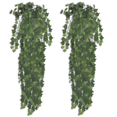 Künstliche Efeupflanze 2 Einheiten 90 cm von vidaXL, Künstliche Flora - Ref: Foro24-241366, Preis: 17,07 €, Rabatt: %