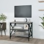 Mueble de TV madera contrachapada gris Sonoma 60x40x50 cm de vidaXL, Mesas auxiliares - Ref: Foro24-825785, Precio: 49,23 €, ...