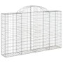 Gabionenkörbe 10 Stück Bogenform Eisen 200x30x120/140 cm von vidaXL, Töpfe und Pflanzgefäße - Ref: Foro24-3146139, Preis: 852...