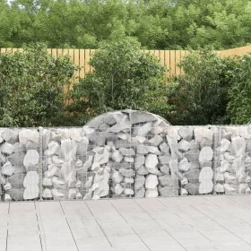 Gabion baskets 5 pcs arch shape iron 200x30x80/100 cm by vidaXL, Pots and planters - Ref: Foro24-3146092, Price: 300,59 €, Di...
