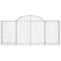 Gabion baskets 5 pcs arch shape iron 200x30x80/100 cm by vidaXL, Pots and planters - Ref: Foro24-3146092, Price: 300,59 €, Di...