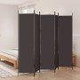 Trennwand mit 5 braunen Stoffbahnen 250x200 cm von vidaXL, Raumteiler - Ref: Foro24-350187, Preis: 40,64 €, Rabatt: %