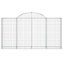 Gabionenkörbe 14 Stück Bogenform Eisen 200x30x100/120 cm von vidaXL, Töpfe und Pflanzgefäße - Ref: Foro24-3146122, Preis: 997...