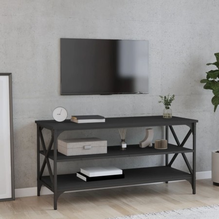 TV-Möbel aus schwarzem Sperrholz 100x40x50 cm von vidaXL, Seitentische - Ref: Foro24-825792, Preis: 64,67 €, Rabatt: %