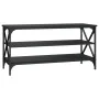 Mueble para TV madera contrachapada negro 100x40x50 cm de vidaXL, Mesas auxiliares - Ref: Foro24-825792, Precio: 63,86 €, Des...
