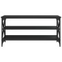 TV-Möbel aus schwarzem Sperrholz 100x40x50 cm von vidaXL, Seitentische - Ref: Foro24-825792, Preis: 64,67 €, Rabatt: %