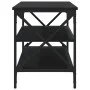 Mueble para TV madera contrachapada negro 100x40x50 cm de vidaXL, Mesas auxiliares - Ref: Foro24-825792, Precio: 63,86 €, Des...