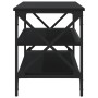 TV-Möbel aus schwarzem Sperrholz 100x40x50 cm von vidaXL, Seitentische - Ref: Foro24-825792, Preis: 64,67 €, Rabatt: %