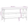 TV-Möbel aus schwarzem Sperrholz 100x40x50 cm von vidaXL, Seitentische - Ref: Foro24-825792, Preis: 64,67 €, Rabatt: %