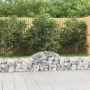 Gabion baskets 3 pcs arch shape iron 200x30x40/60 cm by vidaXL, Pots and planters - Ref: Foro24-3146048, Price: 127,20 €, Dis...