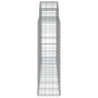 Gabionenkörbe 4 Stück Bogenform Eisen 200x30x100/120 cm von vidaXL, Töpfe und Pflanzgefäße - Ref: Foro24-3146112, Preis: 285,...