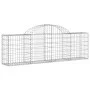 Gabion baskets 14 units, arched shape, iron, 200x30x60/80 cm by vidaXL, Pots and planters - Ref: Foro24-3146080, Price: 748,2...