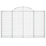 Gabionenkörbe 13 Stück Bogenform Eisen 200x30x120/140 cm von vidaXL, Töpfe und Pflanzgefäße - Ref: Foro24-3146142, Preis: 1,0...
