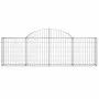 Gabion baskets 9 units, arched shape, iron, 200x30x60/80 cm by vidaXL, Pots and planters - Ref: Foro24-3146075, Price: 484,97...