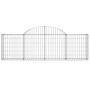 Gabionenkörbe 9 Stück Bogenform Eisen 200x30x60/80 cm von vidaXL, Töpfe und Pflanzgefäße - Ref: Foro24-3146075, Preis: 489,47...