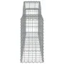 Gabion baskets 9 units, arched shape, iron, 200x30x60/80 cm by vidaXL, Pots and planters - Ref: Foro24-3146075, Price: 484,97...