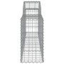 Gabionenkörbe 9 Stück Bogenform Eisen 200x30x60/80 cm von vidaXL, Töpfe und Pflanzgefäße - Ref: Foro24-3146075, Preis: 489,47...
