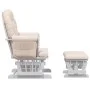 Light gray nursing chair with footstool by vidaXL, Rocking chairs - Ref: Foro24-351660, Price: 268,20 €, Discount: %