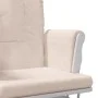 Light gray nursing chair with footstool by vidaXL, Rocking chairs - Ref: Foro24-351660, Price: 268,20 €, Discount: %