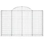 Cestas de gaviones 8 uds forma de arco hierro 200x30x120/140 cm de vidaXL, Maceteros y jardineras - Ref: Foro24-3146137, Prec...