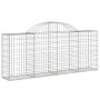 Gabionenkörbe 13 Stück Bogenform Eisen 200x30x80/100 cm von vidaXL, Töpfe und Pflanzgefäße - Ref: Foro24-3146100, Preis: 821,...