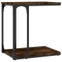 Beistelltisch aus geräuchertem Eichensperrholz 50x35x52 cm von vidaXL, Seitentische - Ref: Foro24-825814, Preis: 28,89 €, Rab...