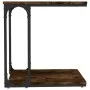 Mesa auxiliar madera contrachapada roble ahumado 50x35x52 cm de vidaXL, Mesas auxiliares - Ref: Foro24-825814, Precio: 25,72 ...