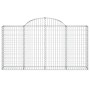 Gabionenkörbe 7 Stück Bogenform Eisen 200x30x100/120 cm von vidaXL, Töpfe und Pflanzgefäße - Ref: Foro24-3146115, Preis: 521,...