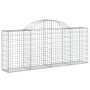 Gabionenkörbe 4 Stück Bogenform Eisen 200x30x80/100 cm von vidaXL, Töpfe und Pflanzgefäße - Ref: Foro24-3146091, Preis: 245,4...