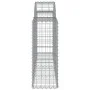 Gabion baskets 4 pcs arch shape iron 200x30x80/100 cm by vidaXL, Pots and planters - Ref: Foro24-3146091, Price: 240,96 €, Di...
