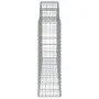 Gabionenkörbe 2 Stück bogenförmiges Eisen 200x30x100/120 cm von vidaXL, Töpfe und Pflanzgefäße - Ref: Foro24-3146110, Preis: ...
