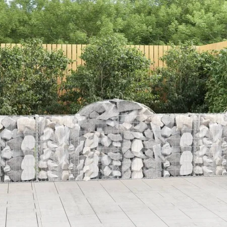 Gabionenkörbe 12 Stück Bogenform Eisen 200x30x80/100 cm von vidaXL, Töpfe und Pflanzgefäße - Ref: Foro24-3146099, Preis: 754,...