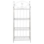Weißes quadratisches Pflanzenregal von vidaXL, Topfständer - Ref: Foro24-40781, Preis: 93,19 €, Rabatt: %