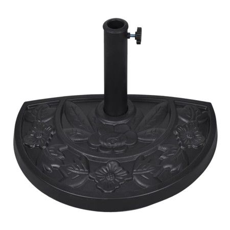 Halbrunder Sonnenschirmständer aus Kunstharz von vidaXL, Schirmständer - Ref: Foro24-40820, Preis: 44,21 €, Rabatt: %