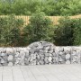 Gabionenkörbe 3 Stück Bogenform Eisen 200x50x60/80 cm von vidaXL, Töpfe und Pflanzgefäße - Ref: Foro24-3146279, Preis: 182,58...