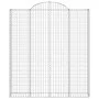 Cestas de gaviones 3 uds forma de arco hierro 200x30x220/240 cm de vidaXL, Maceteros y jardineras - Ref: Foro24-3146237, Prec...