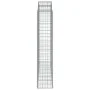 Gabion baskets 2 pcs arc shape iron 200x50x200/220 cm by vidaXL, Pots and planters - Ref: Foro24-3146425, Price: 273,27 €, Di...