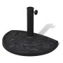 Halbrunder Sonnenschirmständer aus Kunstharz von vidaXL, Schirmständer - Ref: Foro24-40820, Preis: 44,21 €, Rabatt: %