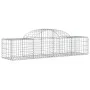 Gabion baskets 8 pcs arch shape iron 200x50x40/60 cm by vidaXL, Pots and planters - Ref: Foro24-3146263, Price: 438,20 €, Dis...