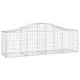 Gabionenkörbe 3 Stück Bogenform Eisen 200x50x60/80 cm von vidaXL, Töpfe und Pflanzgefäße - Ref: Foro24-3145599, Preis: 201,56...
