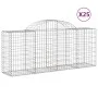 Gabion baskets 25 pcs arch shape iron 200x50x80/100 cm by vidaXL, Pots and planters - Ref: Foro24-3146315, Price: 1,00 €, Dis...