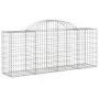 Gabion baskets 25 pcs arch shape iron 200x50x80/100 cm by vidaXL, Pots and planters - Ref: Foro24-3146315, Price: 1,00 €, Dis...