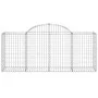 Gabion baskets 25 pcs arch shape iron 200x50x80/100 cm by vidaXL, Pots and planters - Ref: Foro24-3146315, Price: 1,00 €, Dis...