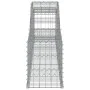 Gabion baskets 2 pcs arc shape iron 300x30x40/60 cm by vidaXL, Pots and planters - Ref: Foro24-3146467, Price: 123,87 €, Disc...