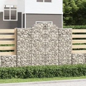 Gabion baskets 3 units, arched shape, iron, 200x50x160/180 cm by vidaXL, Pots and planters - Ref: Foro24-3146384, Price: 392,...