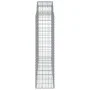Gabionenkörbe 3 Stück Bogenform Eisen 200x50x160/180 cm von vidaXL, Töpfe und Pflanzgefäße - Ref: Foro24-3146384, Preis: 392,...