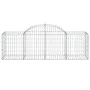 Cestas de gaviones 25 uds forma de arco hierro 200x50x60/80 cm de vidaXL, Maceteros y jardineras - Ref: Foro24-3146294, Preci...