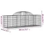 Cestas de gaviones 25 uds forma de arco hierro 200x50x60/80 cm de vidaXL, Maceteros y jardineras - Ref: Foro24-3146294, Preci...