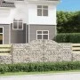 Gabion baskets 8 units, arched shape, iron, 300x30x120/140 cm by vidaXL, Pots and planters - Ref: Foro24-3146545, Price: 958,...